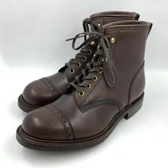 【中古】Ralph Lauren RRL BOWERY BOOTS ブラウン サイズ8(26cm相当) 823809764001 バワリーブーツ[24]のサムネイル