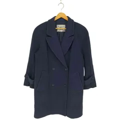 バーバリーズ BURBERRYS cashmere カシミヤ混 ウール ダブルハーフコート メンズ 表記無 