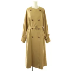 アーバンリサーチ URBAN RESEARCH トレンチコート ロング ノーカラー 38 ベージュ /DO ■OS