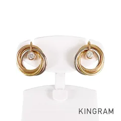 カルティエ Cartier トリニティ K18YG ダイヤモンド ピアス sst【中古】のサムネイル