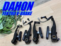 Telspo's Top Recommendation!! DAHON Complete Bike Removed, Unused!! TEKTRO V-BRAKE SET BK Front and Rear V-Brake Set, Standard 102mm, DAHON, tern, Minivelo, Cross, MTB D-397