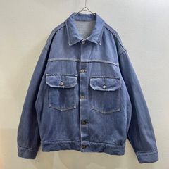 ⬜︎オーバーシルエット！SSZ ダンガリーシャツブルゾン - メルカリ
