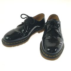 Dr. Martens ブラックエナメル スリーホールブーツ未使用美品 - メルカリ