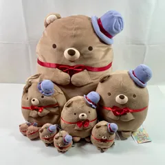 A3107・すみっコぐらし くま工場長 ぬいぐるみ まとめ タグ付き 全プライズ品のサムネイル