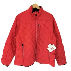 ランズエンド LANDS END Quilted Insulated Hot Pink Full Zip Up Jacket キルティング インサレーテッド ホットピンク フルジップアップ ジャケット メンズ 表記無 のサムネイル