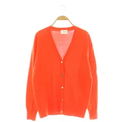 ユナイテッドアローズ UNITED ARROWS UWSC W/C/CA Vネック カーデ カーディガン ニット カシミヤ混 オレンジ /CX ■OS