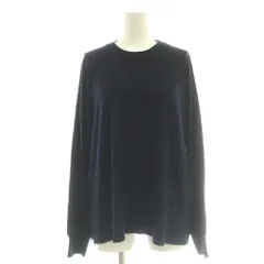 ザロウ THE ROW ニット セーター 長袖 ウール カシミヤ混 クルーネック XS 紺 ネイビー ■GY19 /SY ■OS