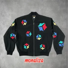monaliza 刺繍 ダイス サイコロ デザインブルゾン ジャケット L 個性派 ストリート 人気 0-76-957のサムネイル