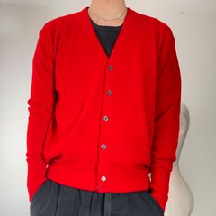 毛玉さま専用】コムデギャルソン 店舗限定カーディガン 赤 Mサイズ