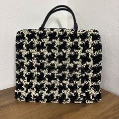 Christian Dior クリスチャン ディオール ウール ツイードバッグ