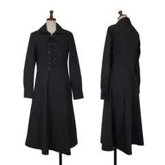 ポロラルフローレンPOLO RALPH LAUREN レースアップコットンシャツワンピース 墨黒2