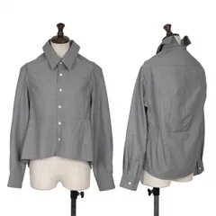 ジュンヤワタナベ コムデギャルソンJUNYA WATANABE COMME des GARCONS BODY STRUCTURE ウールポリ変形シャツ グレーS位のサムネイル