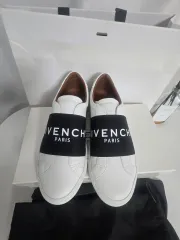 Givenchy 白 ロゴ バンド スニーカー スリッポン