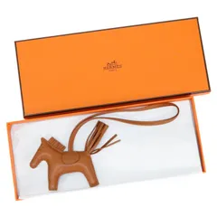 エルメス HERMES ロデオ PM アニョーミロ (ラムスキン) レザー ソーゴールド B刻印 (2023年) ロデオチャーム バッグチャーム レディース メンズ ゴールド (ライトブラウン) 正規品 極美品 中古 mbx06007
