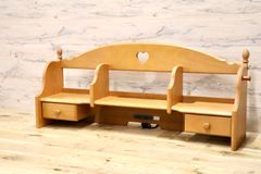木製デスク ハート型カットアウト 2引き出し - メルカリ