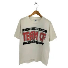 アンビル Anvil 90s USA製 両面企業ロゴプリント シングルステッチ クルーネックTシャツ メンズ import：M 