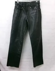 【中古】Schott ｼｮｯﾄ 908 ﾚｻﾞｰﾊﾟﾝﾂ ﾌﾞﾗｯｸ 32 991890495のサムネイル