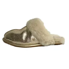 UGG(アグ) サンダル 24 レディース - 1125394 ゴールド レザー