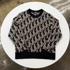 XLサイズ ディオール ジャカード オブリーク ニット