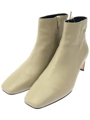 CORSO ROMA 9 ヒールショートブーツ 22093230000930 ホワイト 38
