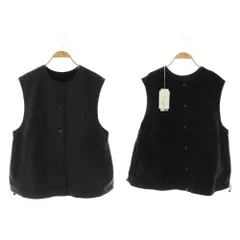 ラボレイトリー Labo ratory リバーシブルマウンテンベストタイプ2 前開き F 黒 /NR ■OS ■SH