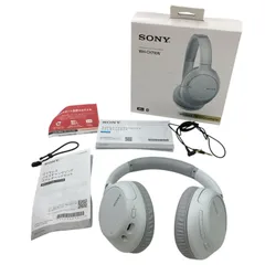 186000 動作確認済み sonny ソニー ワイヤレスヘッドフォン ホワイト 箱付き 説明書 WH-CH710N  typeCケーブル ヘッドホンケーブル