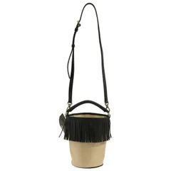 AYAKO (アヤコ) Fringe Bucket Bag フリンジバケットバッグ  ナチュラル FREE
