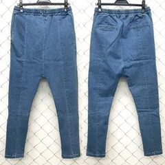 カンビオ CAMBIOP2 サルエル デニム パンツ ボトムス ズボン ゴムウェスト ブルー サイズM メンズのサムネイル