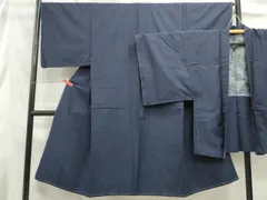 平和屋着物■男性　紬地　アンサンブル　霞間道　正絹　逸品　DABE0885qa