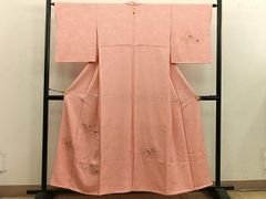 L～2Lサイズ スワトウ刺繍の訪問着からの着物リメイクドレスです 着丈