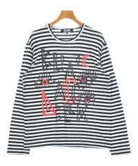 ブラックコムデギャルソン ボーダー ロンT L AD2015 グラフィック 長袖