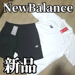 【新生活応援SALE】新品　New Balance　ニューバランス　メンズ　上下セット　Tシャツ　ハーフパンツ　Lサイズ　XLサイズ　2XLサイズ　黒　白　正規品