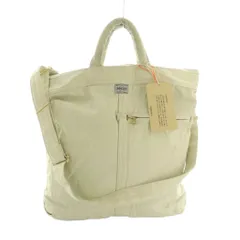 ポーター PORTER 吉田カバン MILE 2WAY HELMETBAG ヘルメットバッグ ハンドバッグ ショルダーバッグ ライトアイボリー 754-15113 /MI ■OS ユニセックス