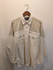 90s　Polo by Ralph Lauren　ポロバイラルフローレン　シャツ　シャツジャケット　BACK COUNTRY　フラップポケット　モーリシャス製