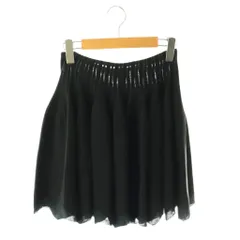 ALAIA ブラック フレアスカート 36 アライア アライア alaia フレア
