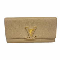 ルイ・ヴィトン(Louis Vuitton) ルイ・ヴィトン 長財布 トリヨン ポルトフォイユカプシーヌ M61249 ガレレディース