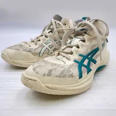 アシックス ゲルフープ GELHOOP V17 XS 25cm ホワイト×グリーン 1063A111 asics バスケットボール シューズ バッシュ