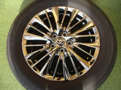 【中古】 送料込み トヨタ純正 アルファード 225/60R17 ラヂアルタイヤ4本SET ヴェルファイア 20系 30系のサムネイル