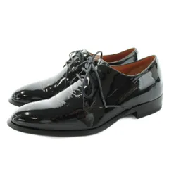 セリーヌ CELINE フィービー期 レースアップシューズ パテントレザー 36 黒 ブラック /KU