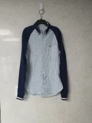 LACOSTE LIVE ストライプ シャツ メンズ