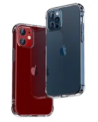 「360°エアバッグ · 音響強化 · 黄変防止 」 ONES iPhone 12Pro 12 音楽 ケース 半透明 ● 米軍MIL規格 超耐衝撃 『 レンズ保護 · 画面保護 』〔 Qi充電 · 薄型 超軽量 〕 ストラップホール 滑り止め 衝撃吸収