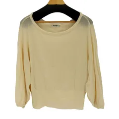 スリードッツ three dots USA製 ボートネックニット レディース import：S のサムネイル