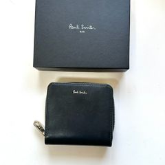 未使用 ポールスミス ラウンド ウォレット 財布 キャメル BPU024