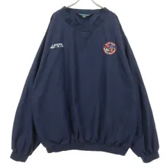 TRI-MOUNTAIN トライマウンテン 刺繍 長袖 スニードジャック ウェア 2XL ネイビー メンズ 古着