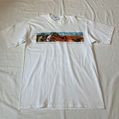 希少】90s USA製ゴッホ カラスのいる麦畑 アートTシャツ - メルカリ