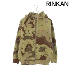 シュプリーム Small Box Zip Up Hooded Sweatshirt チョコチップカモ
