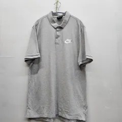 ナイキ ロゴ刺繍 半袖ポロシャツ XXL(XL)