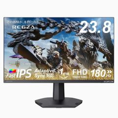 [당일 발송] FHD 180Hz 23.8 인치 몬스터 헌터 와일즈 추천 화질 1ms (GTG) HDR10 게이밍 모니터 Fast IPS 패널 Adaptive REGZA Sync HDMI 대응 RM-G245N