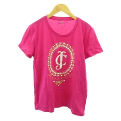 ジューシークチュール JUICY COUTURE タグ付き カットソー ロゴ プリント ビジュー 半袖 XL ピンク 1113のサムネイル