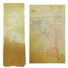 全体的に大きめ 夏着物 絽 色無地 五三の桐 裄69cm 身丈164cm 新品同様